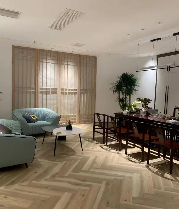 <h2>SPC floor application display</h2>